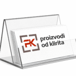 Kliritni stalak za vizit karte | Držač vizit karti od klirita