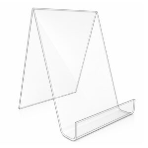 Kliritni stalak Tip L A Višenamenski stalak od klirita Providni L stalak za knjige i cenovnike Kliritni stalak za karton i reklamni materijal Stalak Tip L A od providnog klirita